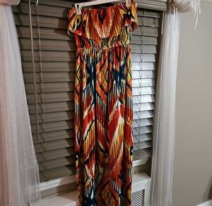 Bailey Blue Multicolor Maxi Dress